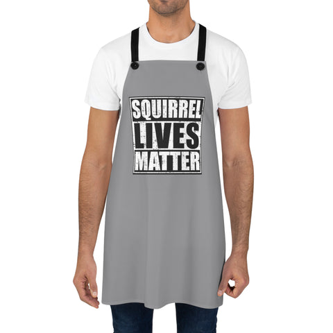 Squirrel Lives Matter Apron (Grey)