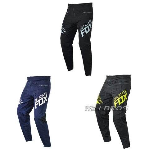 Delicate Fox MX Pants Motocross Racing Trousers Dirt Bike Pantalones ATV Off-Road UTV Motorcycle for Men Riding Cycling BMX UTV