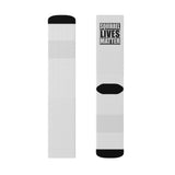 Squirrel Lives Matter Socks -White (L)