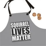 Squirrel Lives Matter Apron (Grey)