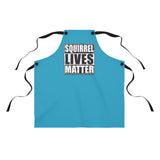Squirrel Lives Matter Apron (Turquoise)
