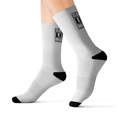 Squirrel Lives Matter Socks -White (M)
