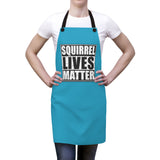 Squirrel Lives Matter Apron (Turquoise)