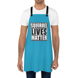 Squirrel Lives Matter Apron (Turquoise)