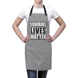 Squirrel Lives Matter Apron (Grey)