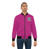 Squirrel Lives Matter Bomber Jacket (fuchsia)