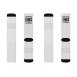 Squirrel Lives Matter Socks -White (M)