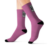 Squirrel Lives Matter Socks-Pink (M)