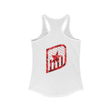 Women's Dirty Camo RED Racerback Tank