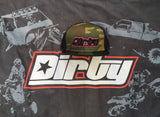 Dirty Mesh Net Snap-Back Hats-All-Styles
