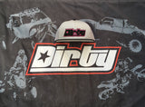 Dirty Mesh Net Snap-Back Hats-All-Styles