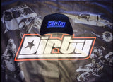 Dirty Mesh Net Snap-Back Hats-All-Styles
