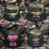 Dirty Mesh Net Snap-Back Hats-All-Styles