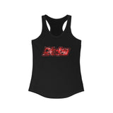 Women's Dirty Camo RED Racerback Tank