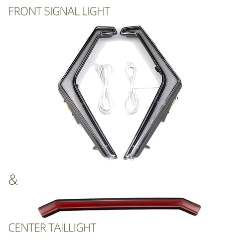 One Pair 12V Turn Signal Light Signature for Polaris RZR XP Turbo S 4 Turbo Xp 1000 XP 4 XP4 1000 2018 2019 2020