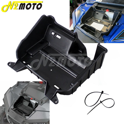 Underhood Storage Box for Polaris RZR XP 1000 XP Turbo RZR 900 RZR 4 900 RZR S 1000 XP 4 2015 2016 Front Under Hood Storage Case